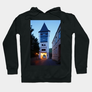 Old town, dusk, Bacharach, Middle Rhine, Rhine, evening Hoodie